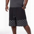 (L-10XL) Plus Size Men's High-Quality Lightweight Checkered Shorts