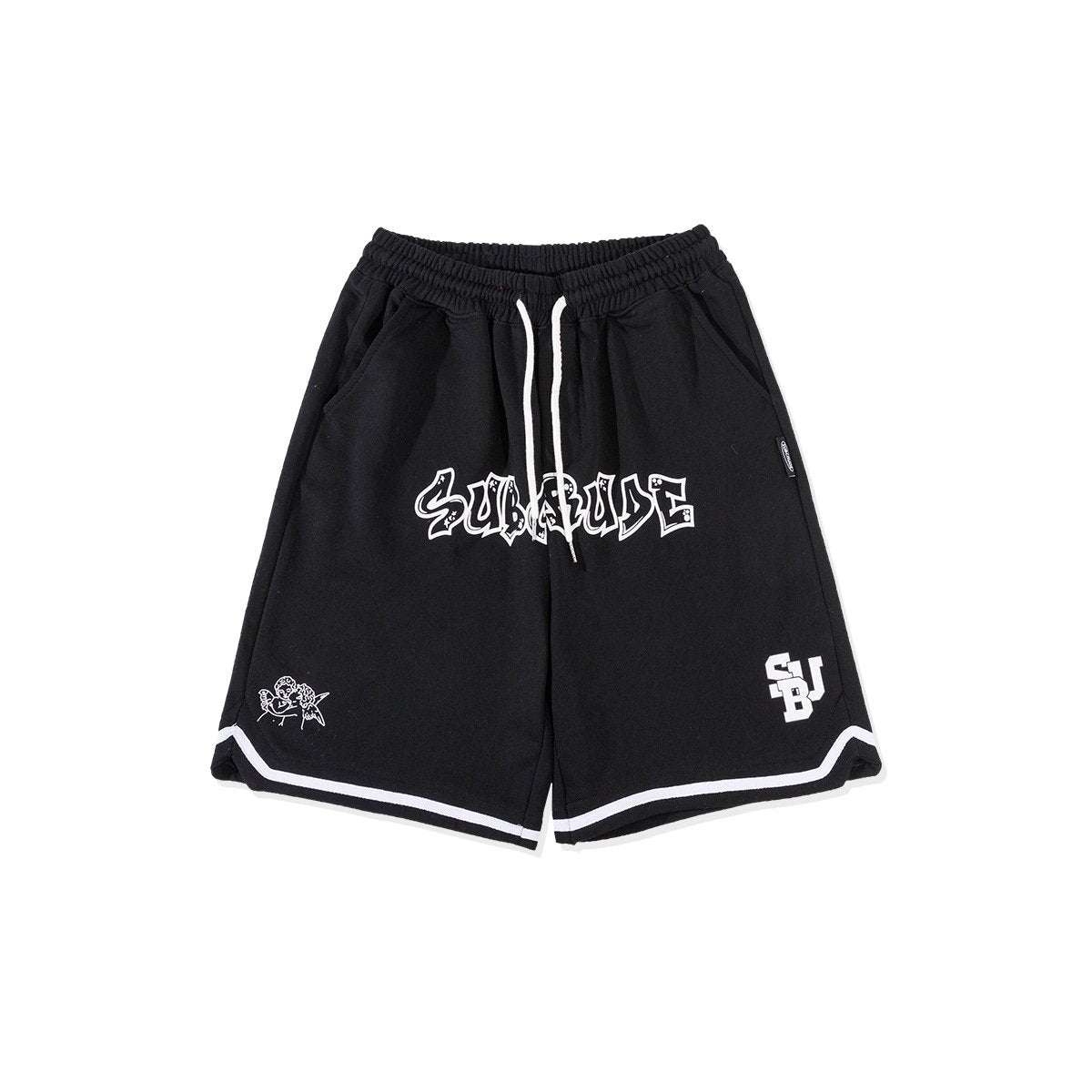 Plus Size Athletic Street Style Shorts