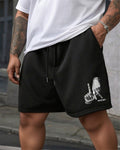 (L-10XL) Plus Size Men's Summer Sports Basketball Retro Street Breathable Casual Shorts