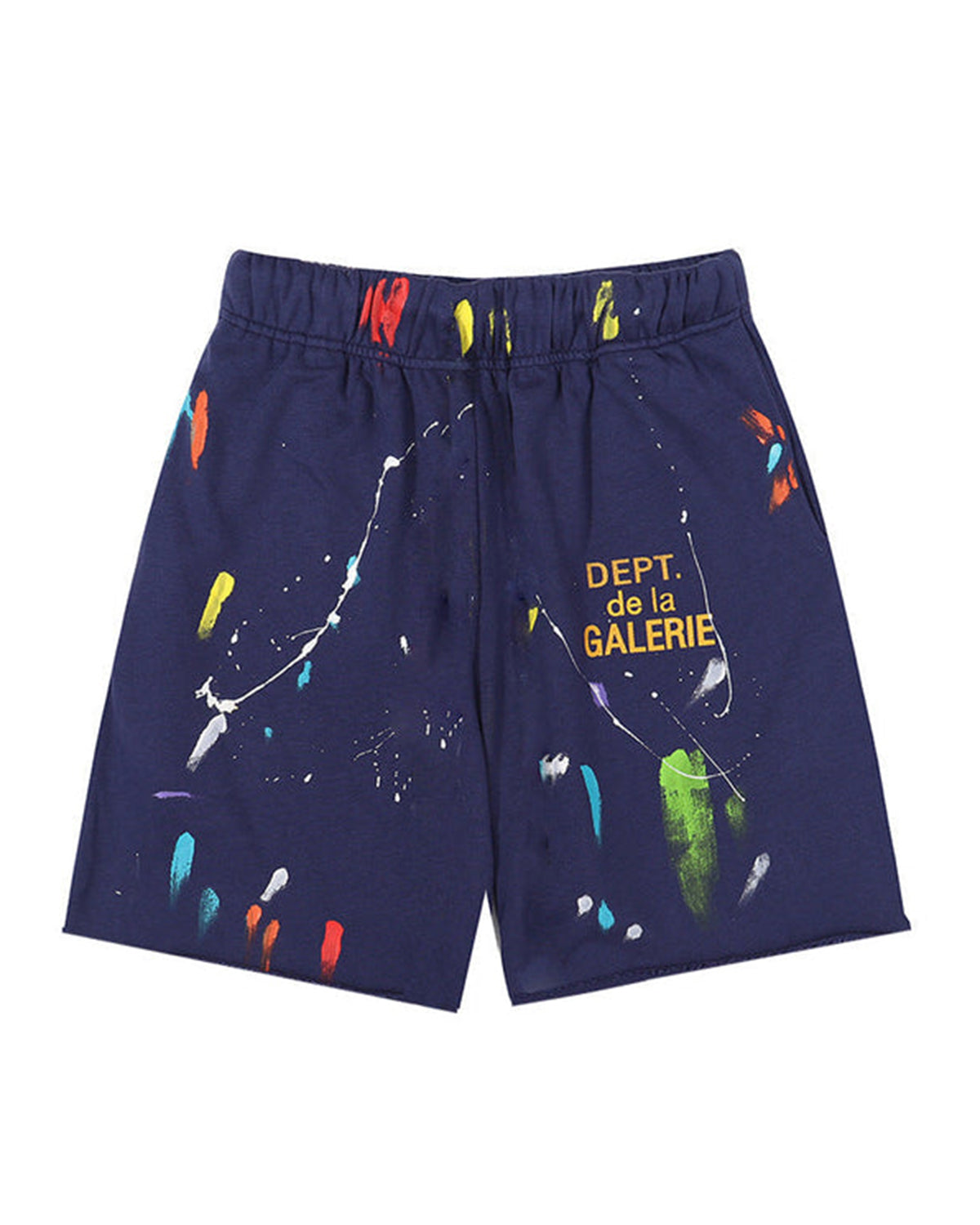Plus Size Sports Street Splash Ink Style Shorts