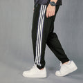 (L-10XL) Plus Size Men's Lightweight Loose Casual Striped Pants
