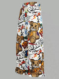 (L-10XL) Plus Size Men's Loose Casual Woven Long Pants