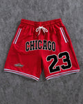 (L-10XL) Plus Size Men's Summer Sports Basketball Retro Street Breathable Casual Shorts