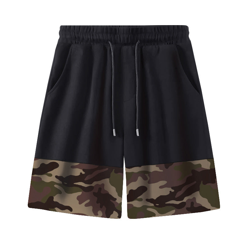 (L-10XL) Plus Size Men's High-Quality Camo Casual Shorts
