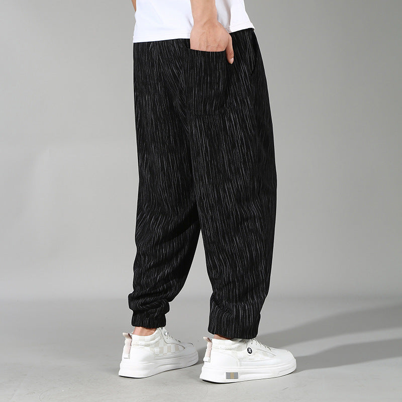(L-10XL) Plus Size Men's Lightweight Slim Casual Pants